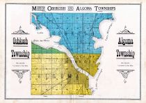 Oshkosh and Algoma Townships, City of Oshkosh, Winnebago County 1909